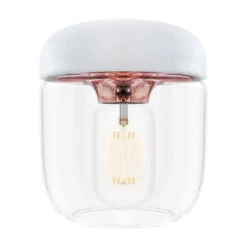 UMAGE Acorn Hängelampe 2fl Weiß/kupfer 3 UMAGE Acorn Hängelampe 2fl Weiß/kupfer -Umage 9521086 3