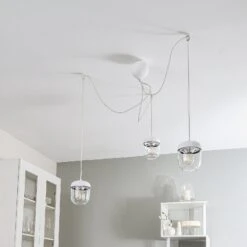 UMAGE Acorn Hängeleuchte 3fl Weiß/stahl -Umage 9521093 2