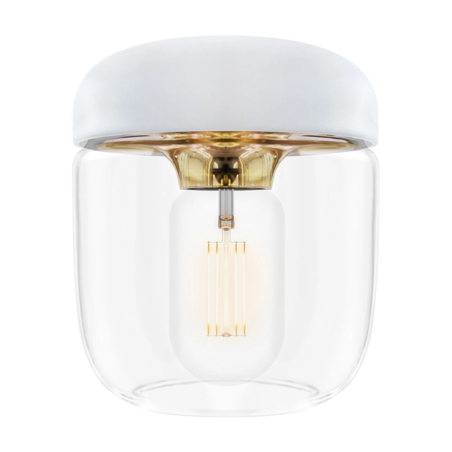 UMAGE Acorn Pendellampe 3fl weiß/messing UMAGE Acorn Pendellampe 3fl Weiß/messing -Umage 9521094 2