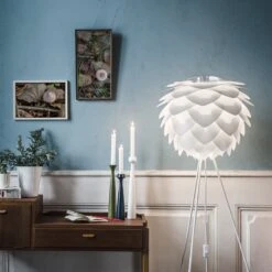 UMAGE Silvia Medium Stehlampe Tripod Weiß -Umage 9521109 2