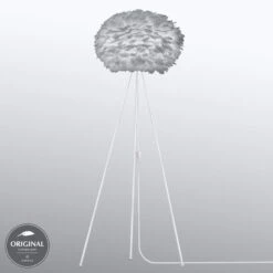 UMAGE Eos Medium Stehleuchte Tripod Hellgrau
