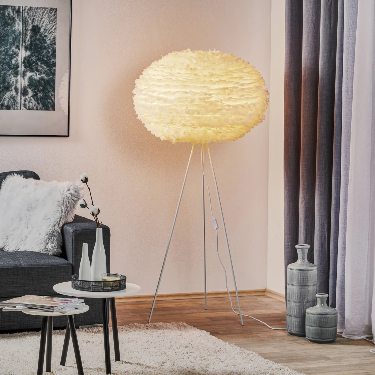 UMAGE Eos X-large Stehlampe Tripod weiß UMAGE Eos X-large Stehlampe Tripod Weiß -Umage 9521130 1