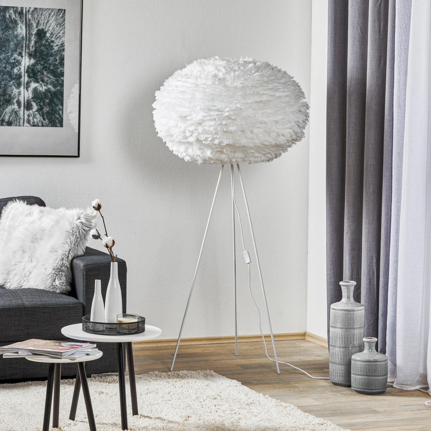 UMAGE Eos X-large Stehlampe Tripod weiß UMAGE Eos X-large Stehlampe Tripod Weiß -Umage 9521130 2