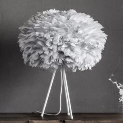 UMAGE Eos Medium Tischleuchte Hellgrau