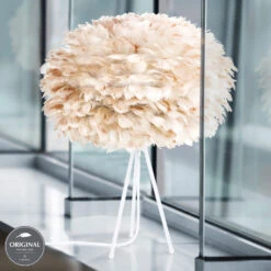 UMAGE Eos Medium Tischleuchte Hellbraun