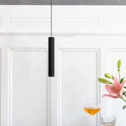 UMAGE Chimes Hängelampe Eiche Schwarz