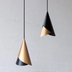 UMAGE Cornet Pendelleuchte Schwarz/messing -Umage 9521280 4