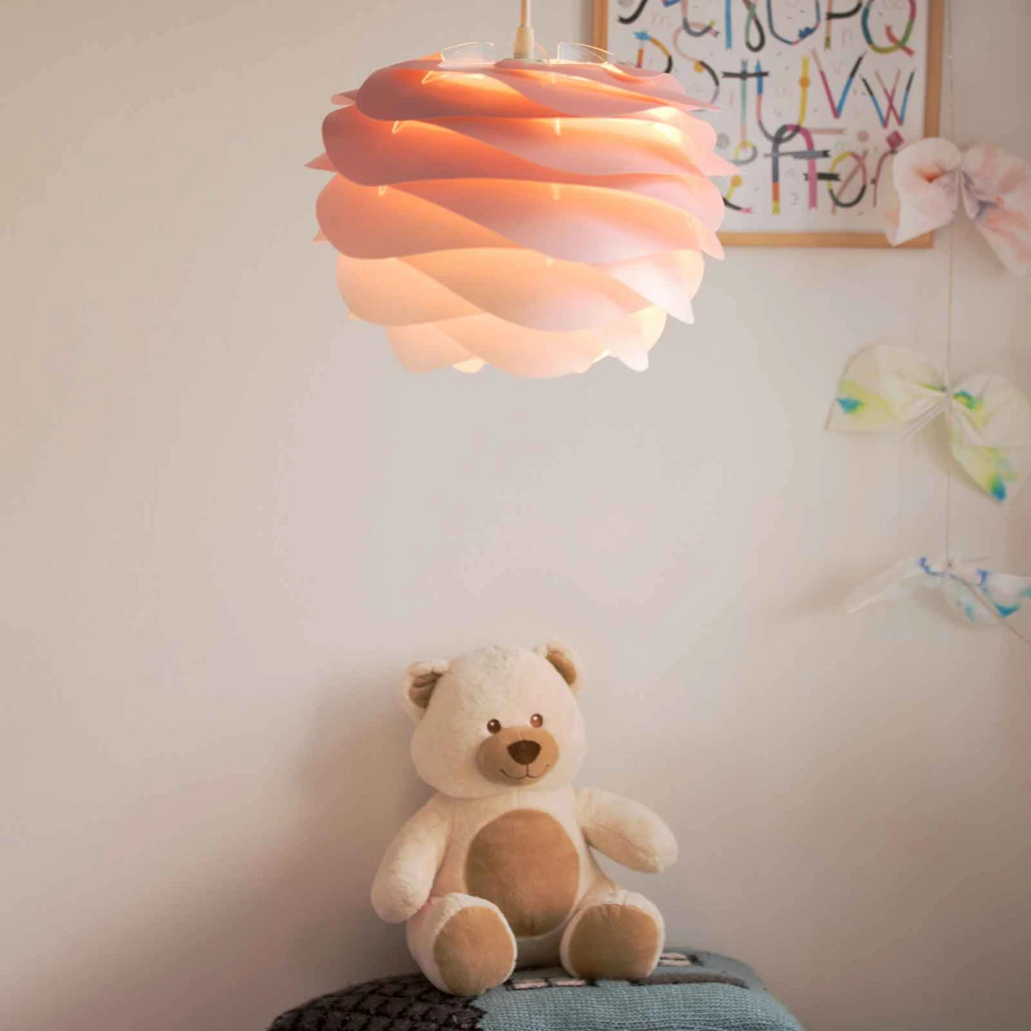 UMAGE Carmina Mini Hängeleuchte rosa/Kabel weiß UMAGE Carmina Mini Hängeleuchte Rosa/Kabel Weiß -Umage 9521304 1