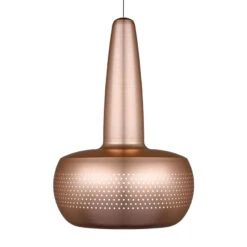 UMAGE Clava Hängelampe Kupfer, Cannonball Schwarz