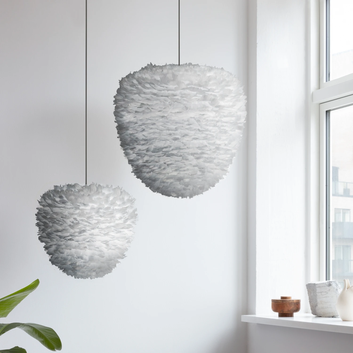 UMAGE Eos Evia Medium Hängeleuchte hellgrau/weiß UMAGE Eos Evia Medium Hängeleuchte Hellgrau/weiß -Umage 9521372 4