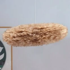 UMAGE Eos Esther Medium Hängelampe Hellbraun/weiß