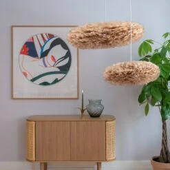 UMAGE Eos Esther Medium Hängelampe Hellbraun/weiß -Umage 9521382 3