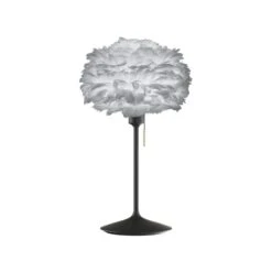 UMAGE Eos Mini Tischlampe Hellgrau/schwarz