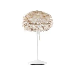 UMAGE Eos Mini Tischlampe Hellbraun/weiß