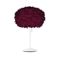 UMAGE Eos Medium Tischlampe Rot/weiß