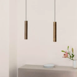 UMAGE Chimes Tall LED-Pendelleuchte Eiche Dunkel -Umage 9521909 4