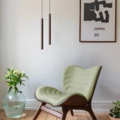 UMAGE Chimes Tall LED-Pendelleuchte Eiche Dunkel -Umage 9521909 5