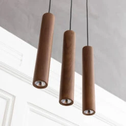 UMAGE Chimes Tall LED-Pendelleuchte Eiche Dunkel -Umage 9521909 6