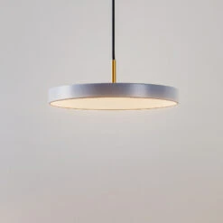 UMAGE Asteria Mini Hängeleuchte Messing Hellgrau