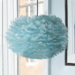 UMAGE Eos Mini Hängeleuchte Hellblau Ø 35 Cm