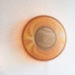 UMAGE Clava Up Wandleuchte Ø 49 Cm Holz Hell -Umage 9521955 5